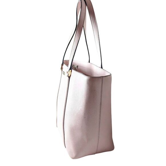 KATE SPADE Newbury Lane Large Pink Leather Tote - Picture 4 of 8